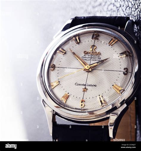 omega automatic 1950's watch|1950s omega constellation.